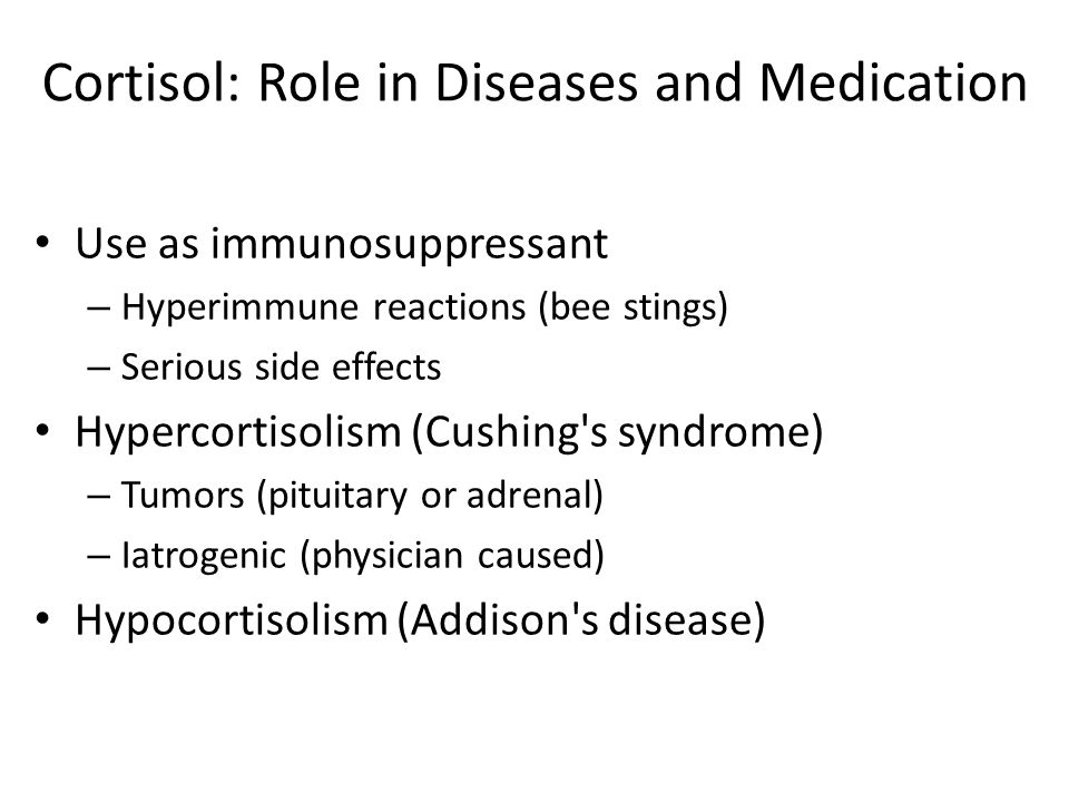 Addison s disease hypocortisolism